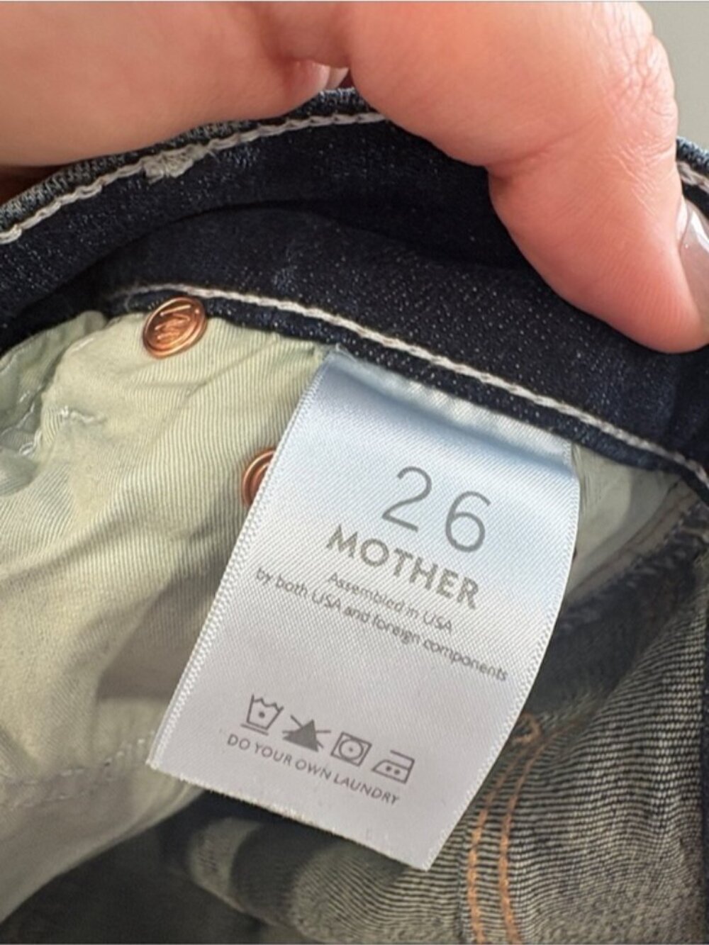 MOTHER JEANS- INSIDER ANKLE FREY - Picture 8 of 9